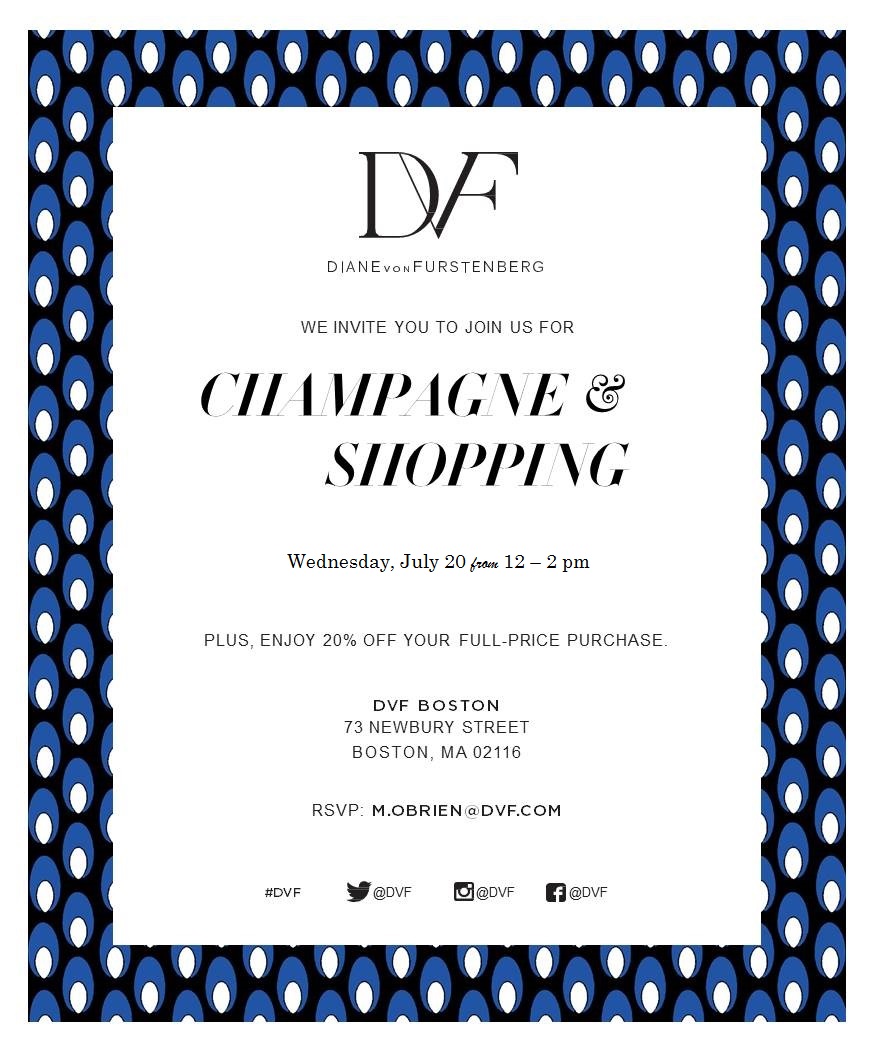 DVF BBA Member Shopping Event