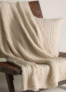 Back Bay Gift Guide: Cable-Knit Wool and Cashmere Blanket, Vince